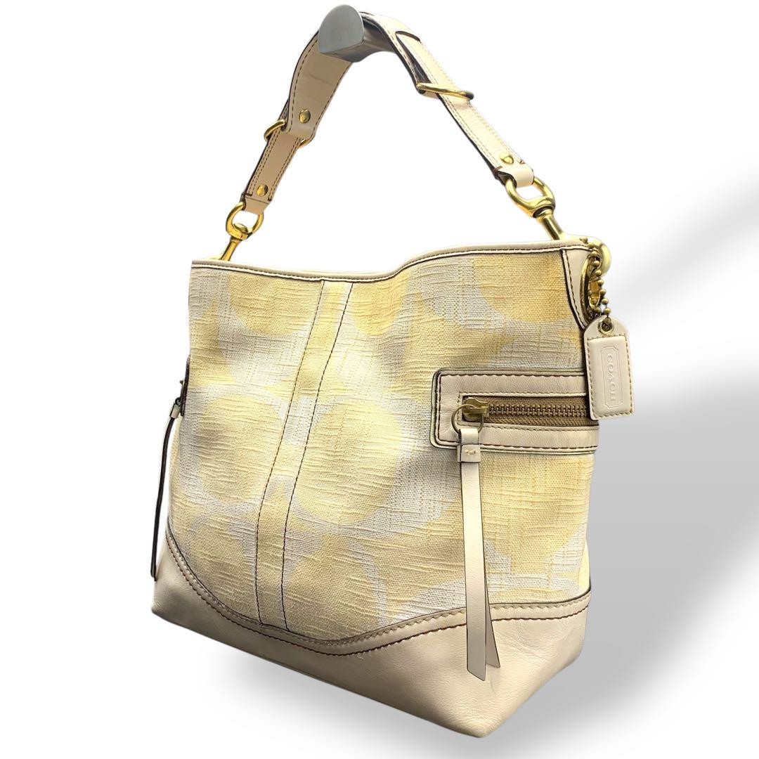 Authentic Coach Multicolor Canvas Shoulder Bag G04131978