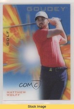 2021 Goodwin Champions Goudey 3-D Lenticular Tier 1 Matthew Wolff READ 8tn