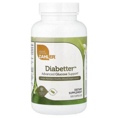 Zahler Diabetter   Advanced Glucose Support Supplement with Berberine HCl, Cinna