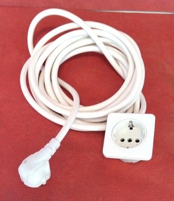 Möbeleinbausteckdose Berker integro Anschlußfertig mit 5 Meter Kabel und Stecker