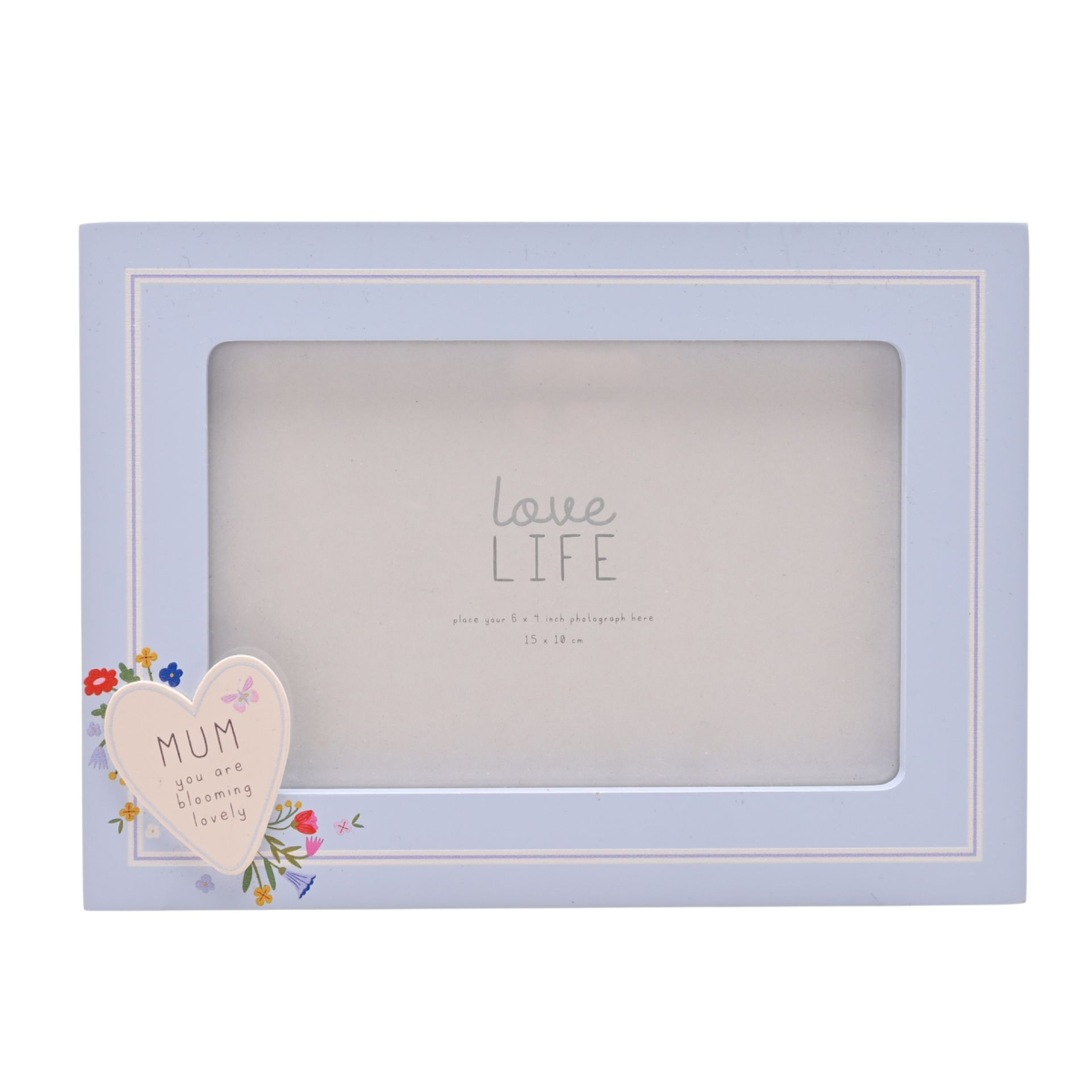  - Heart Shaped Mdf Wooden Photo Frame Mum 18.6 X 14 X 1.6Cm - Image 2