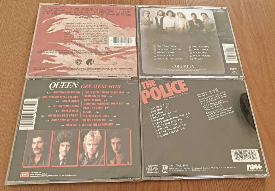 LOT CD ROCK/HARD - ZZ TOP + TOTO + QUEEN + THE POLICE - Photo 2/4