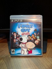 Family Guy Back to the Multiverse PS3 CIB with Manual Insert Clean Disc Tested