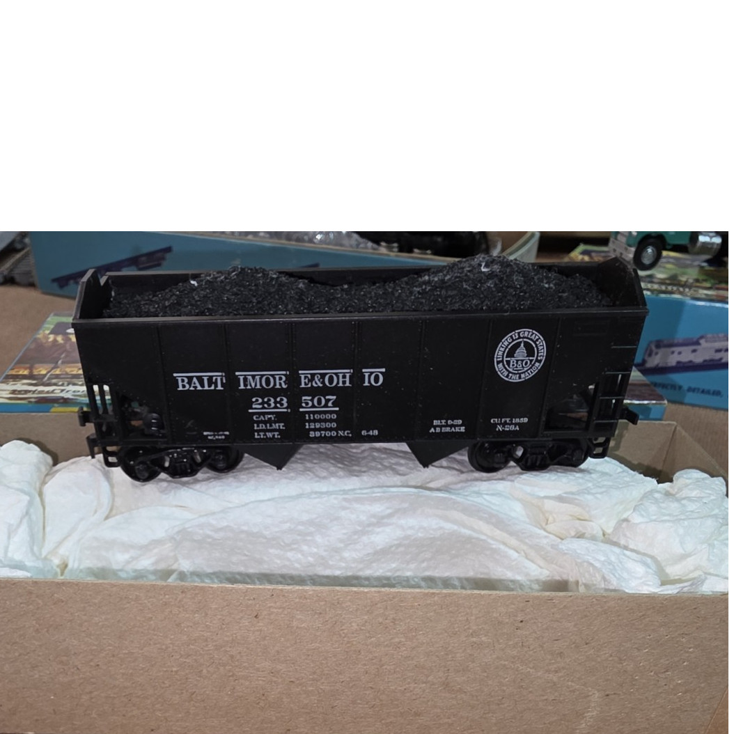 Athearn HO Baltimore & Ohio B&O Black Hopper Car MPN 5734 Analog