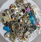 2 LB Vintage Modern Costume Jewelry Lot Craft Wear Resell