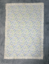 Handmade Reversible Baby Blanket Satin Trim Flannel Butterfly Minky Dot Receivin