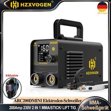 HZXVOGEN 200A Mini STICK Schwei&szlig;ger&auml;t 220V E-Hand ARC Schwei&szlig;ger&auml;t Inverter IGBT