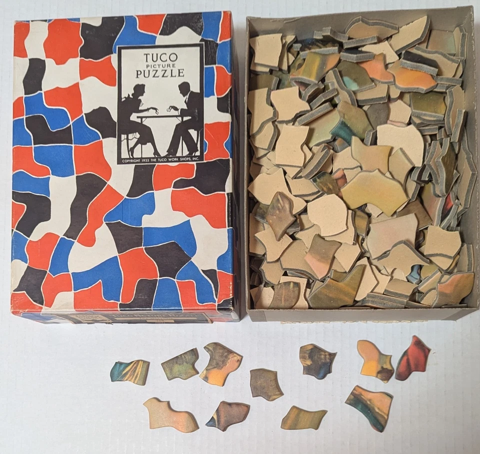 1933 Tuco Picture Puzzle The Gleaners Отличное состояние товара - Изображение 3 из 4