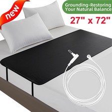 Therapy EMF Grounding Mats Conductive Carbon Leatherette Pad for Better Sleep