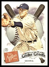 Lou Gehrig 2019 Topps Allen & Ginter #GG-10 Yankees Insert ? SEE SCAN! FREE SHIP