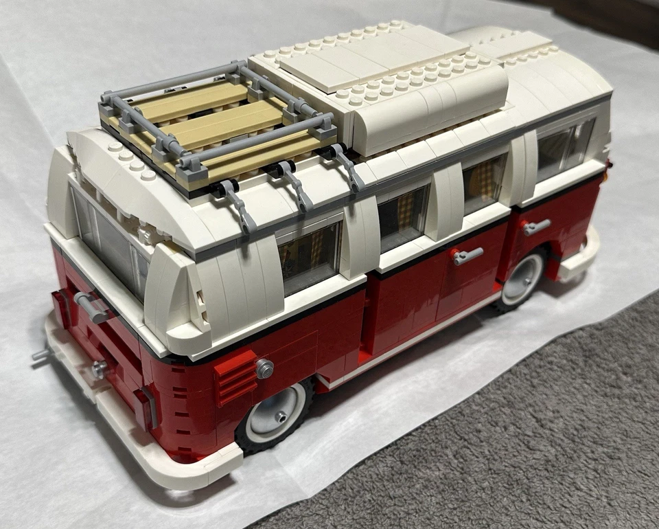 乐高大众 T1 露营车 #10220 - 无盒/说明,100% 完整 — 第 4/4 张图片