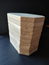Handmade Solid Wood Blank Plaques For Crafts/Crafting 10 pack