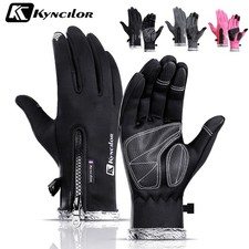Winter Waterproof Gloves Windproof Warm Touchscreen Thermal for Running Cycling