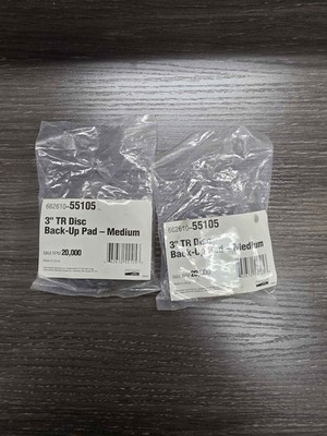 Norton Quick Change Disc Backup Pad: TR, 3 in Dia, 1/4 in Straight-Shank
