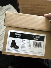 Dr. Martens Spence Chelsea Black Leather Platform Boots Women's US 9L UK 7