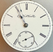 * 1910  18S ELGIN Gr. 336 M. 5  17J GILT POCKET WATCH Movement Good Balance  P71