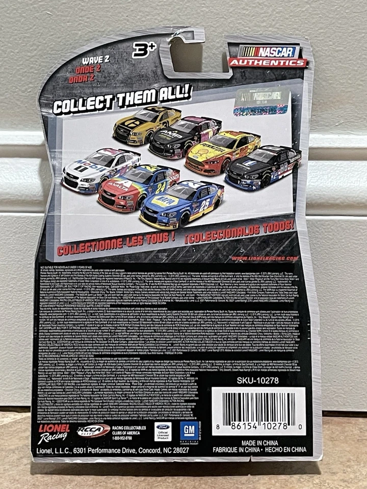 Ryan Newman Cat Caterpillar RCR 2015 Darlington Throwback NASCAR Authentics 1/64 Foto 4 de 4