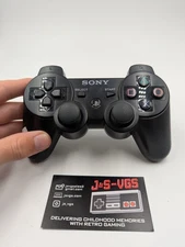 Sony PS3 SIXAXIS Wireless Controller – Black – OEM – Tested – Left Stick Drift