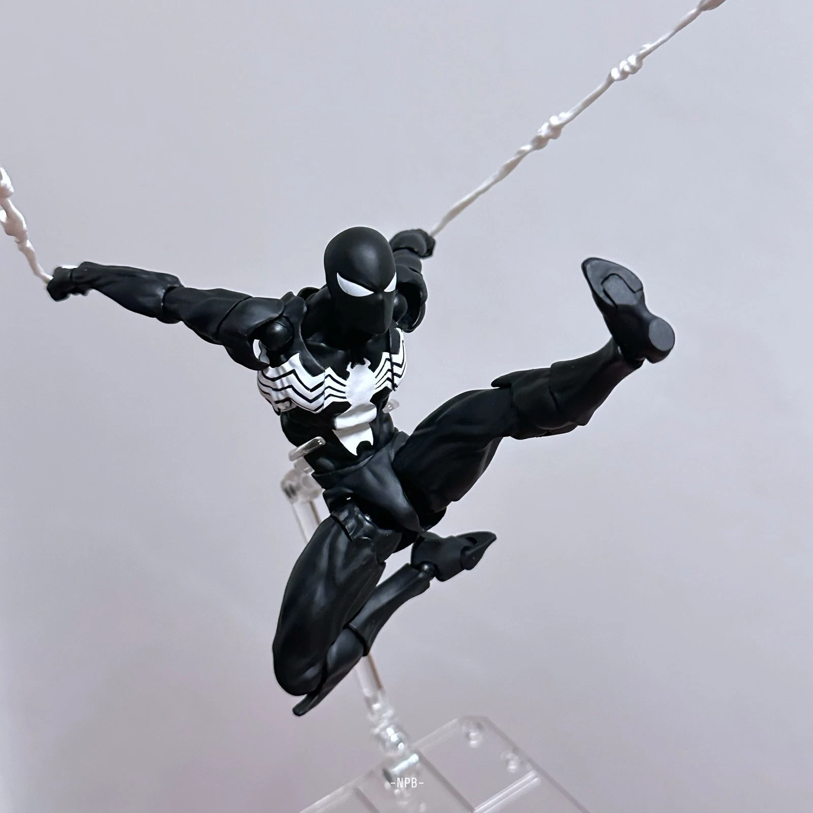 MESS TOYS Black Suit Neighbor Spider-Man Symbiote 1/12 Action Figure US STOCK image 5