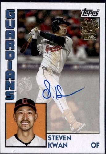 Steven Kwan - 2025 Topps Museum Collection #AA-SK Archival Auto 