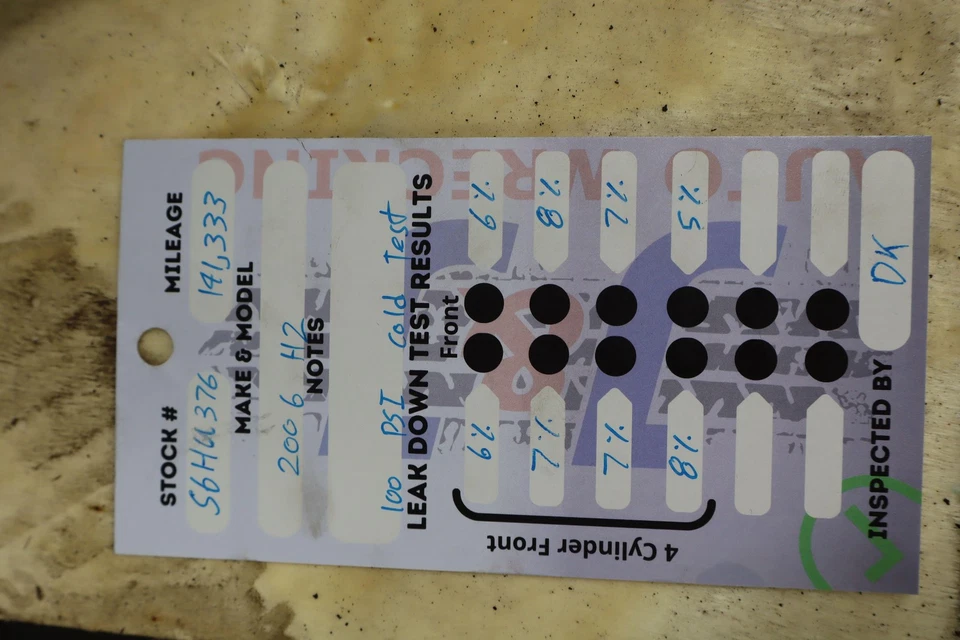 2003-2007 Chevy GMC H2 6.0L LQ4 V8 Engine & 4L65E Auto Transmission Dropout Foto 2 de 4