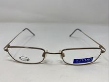 Fratelli Lozza STVDIO Italy MUNICH BROWN GOLD 47-18-135 Eyeglasses Frame NP55