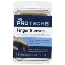 Protechs, Finger Sleeves, S,M,L,XL, 12 Finger Sleeves