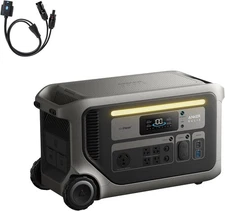 Anker SOLIX F3000 Portable Power Station, 3,072Wh, 6,000W Recharging（Renewed）