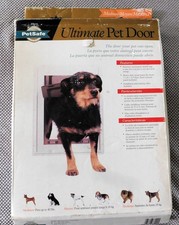 PetSafe Ultimate Aluminum Pet Door Medium Dogs Up To 40 Lbs. 8 1/4"x12 1/4" Flap