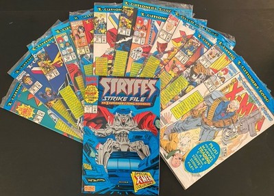X-Men X-Cutioner's Song 1-12 Complete with cards And Stryfe Special 1992 Marvel