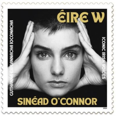 Sinéad O'Connor - Briefmarke aus Irland **neu**