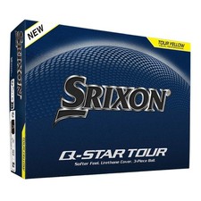 SRIXON Q STAR TOUR 6 PURE TOUR YELLOW GOLF BALL DOZEN