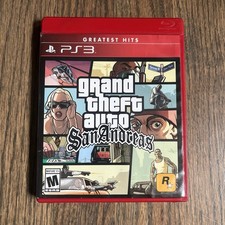 Grand Theft Auto: San Andreas (Sony PlayStation 3, 2015) PS3 Clean Disc