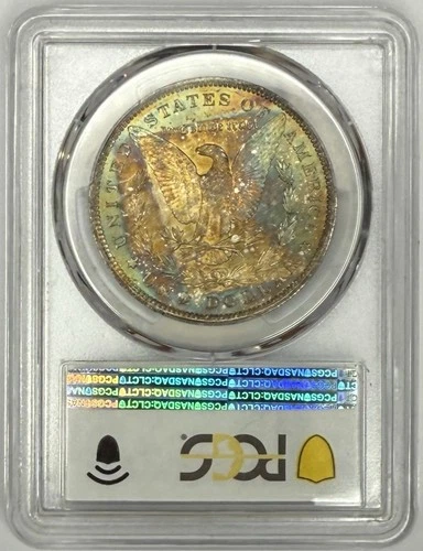 1885 O Morgan Silver Dollar $1 PCGS MS62 ‼️LUSTROUS AND COLORFUL EOR TONER‼️