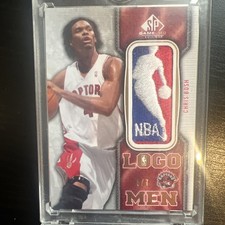 2009-10 SP Game Used Chris Bosh Logoman Logomen