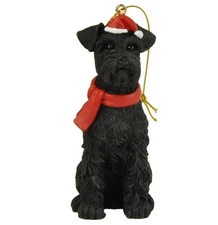 HOLIDAY GIFT Schnauzer Ornament – Christmas Tree Decoration - HOLIDAY STOCKING