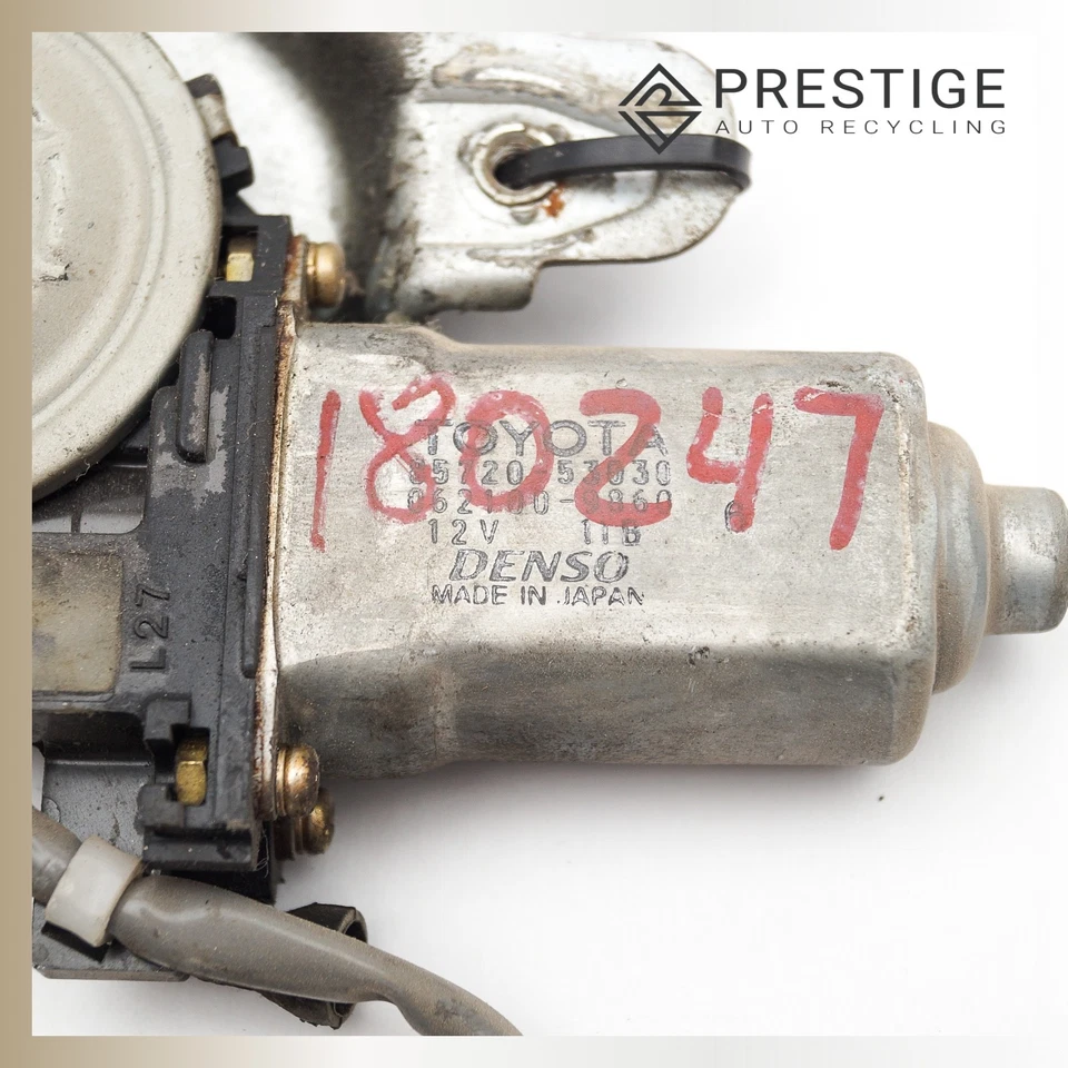 Regulador de ventana de puerta Lexus IS300 2001-2005 con motor trasero izquierdo 69804-53020 Foto 3 de 4