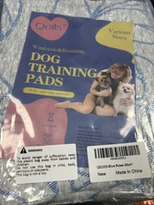 Qeils Dog Training Pads 2pk  Washable And Reusable Non-Slip