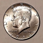 (C)     1964 KENNEDY HALF DOLLAR.....AU / BU?
