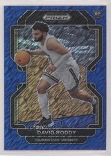 2022-23 Panini Prizm Draft Picks Blue Shimmer Prizm 2/19 David Roddy #88 y8h