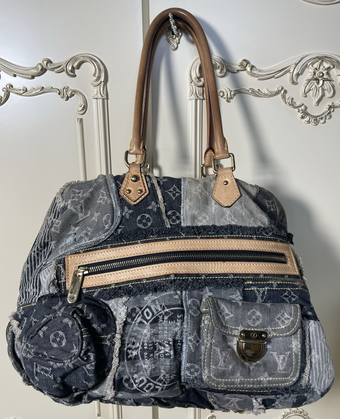 Louis Vuitton Limited Edition! Bowly Demin! Vintage! something very special! image 5