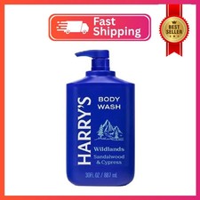Harry’s Wildlands Body Wash 30 oz Men Paraben Free Shower Gel 0.39 per gallon