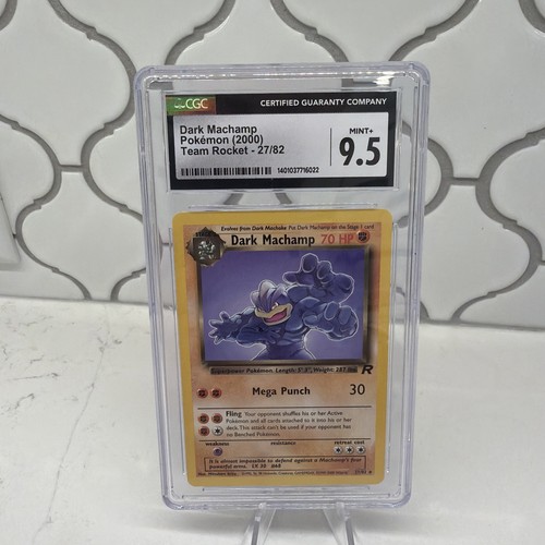 Dark Machamp (Unlimited) graded CGC 9.5 for sale on eBay