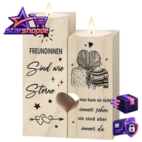 KerzenstäNder Geschenke FüR Freundin Beste Freundin Geschenkidee Deko 2 StüCk