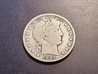 VG 1901-P Barber Half Dollar