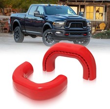 Tow Hook Covers For Dodge Ram 25003500 2019-2026 Thicken Upgrade Tow Red