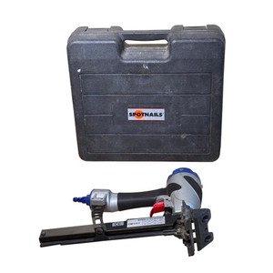 SPOTNAILS WS4840W6 Blue & Gray 18-Gauge Pneumatic Flooring Staple Gun 6504
