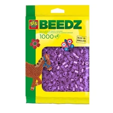 SES Creative 00709 Children's Packet of 1000 Purple Iron-on Beads
