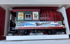 LGB 31420 CHRISTMAS BARREL CAR WITH ORIGINAL BOX - G SCALE