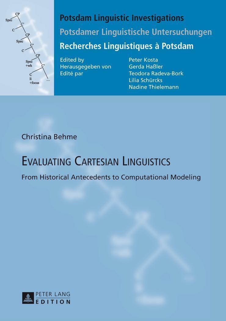 Thumbnail - Christina Behme | Evaluating Cartesian Linguistics | Buch | Englisch